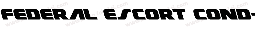 Federal Escort Cond字体转换
